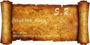 Stoffel Rita névjegykártya